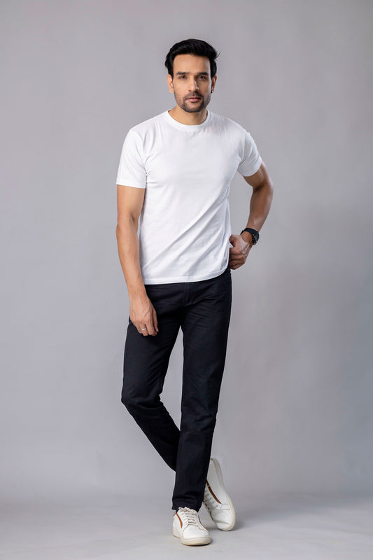 Sky Watcher White Slim Fit T-Shirt