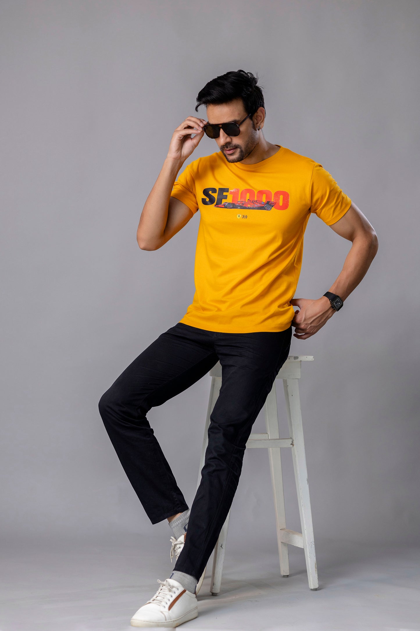 Mustard Yellow Slim Fit T-Shirt