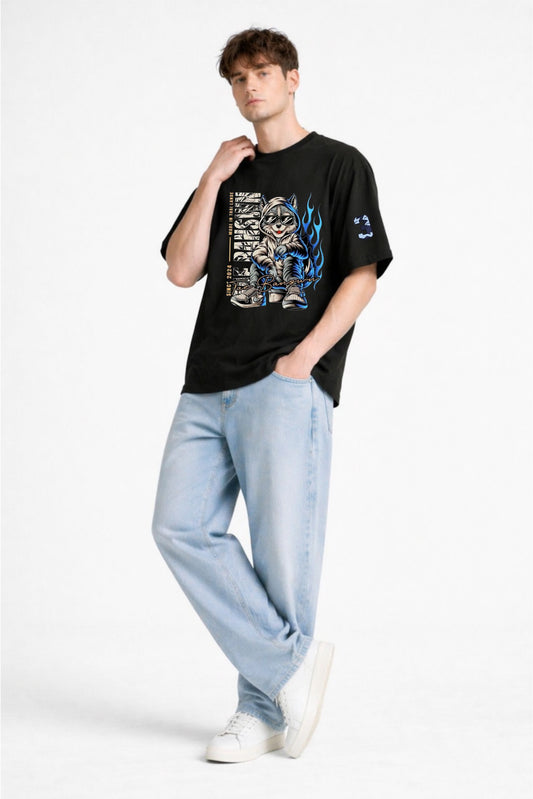 Streetwear Premium Cotton Tee (Black)