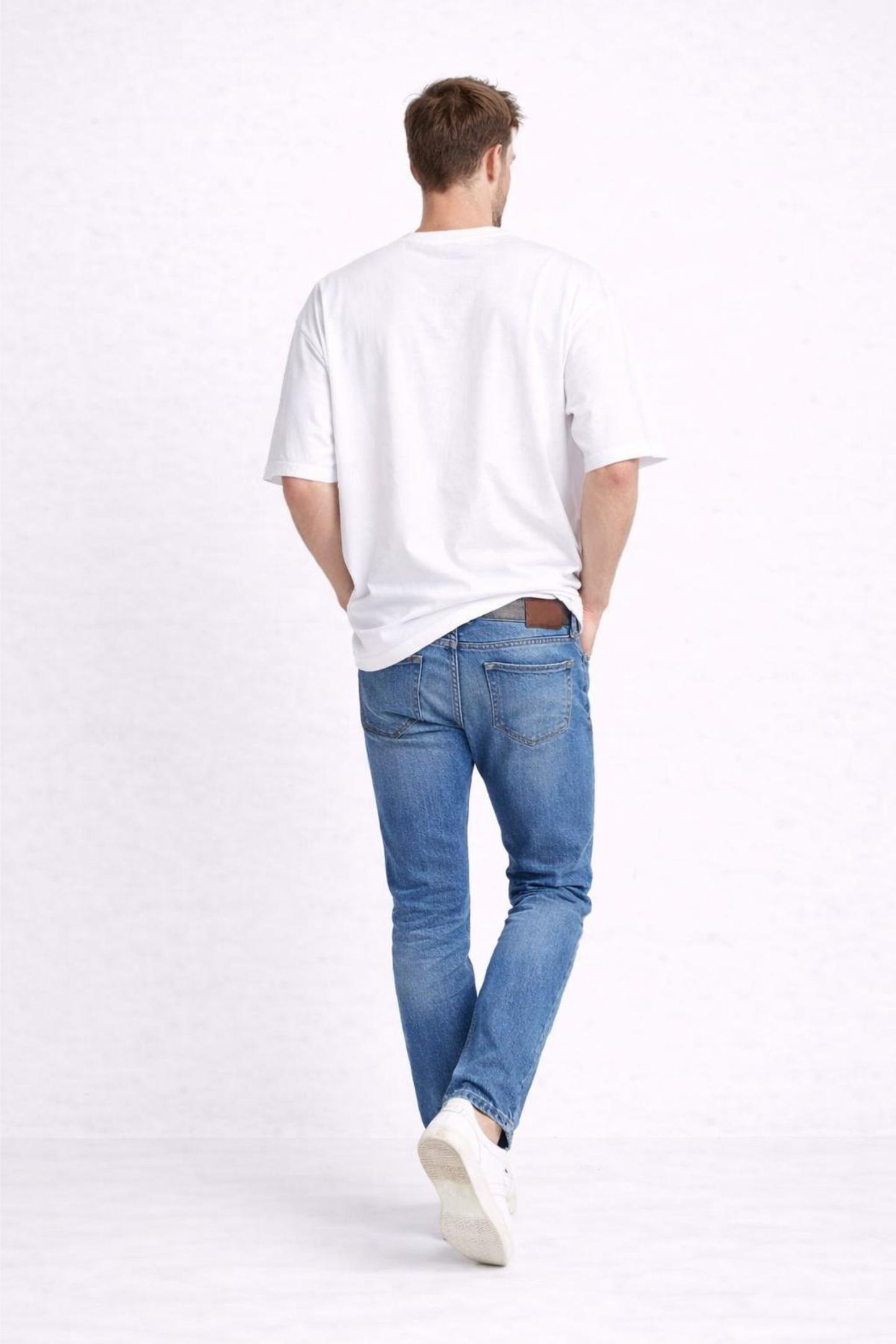 Oversize White Printed T-Shirt