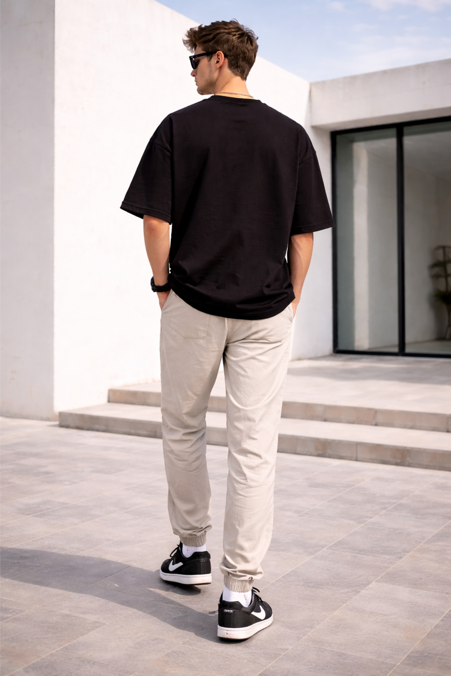 The Boys Oversized Black Graphic T-Shirt
