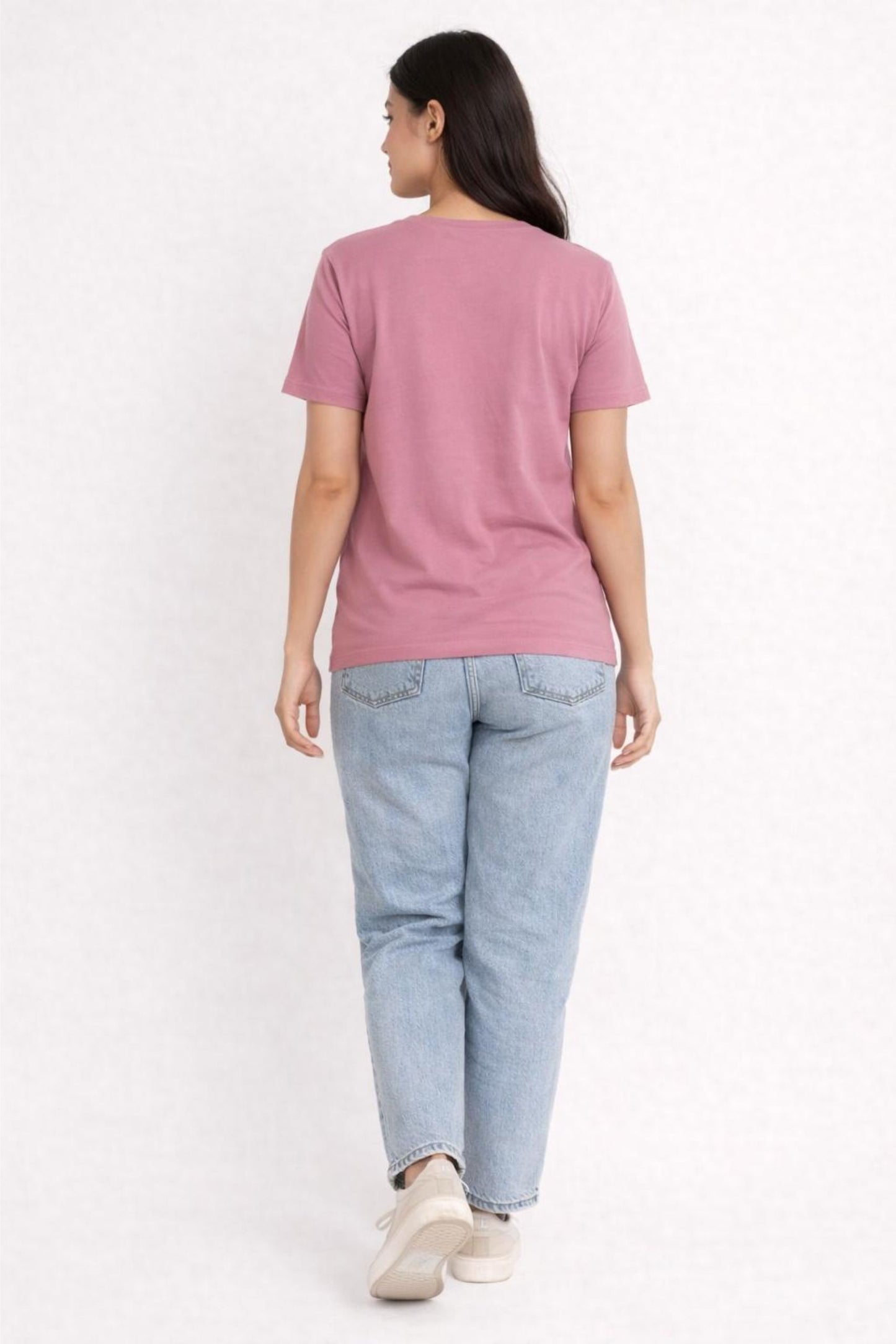 Floral “Neaks” Printed Regular Fit T-Shirt