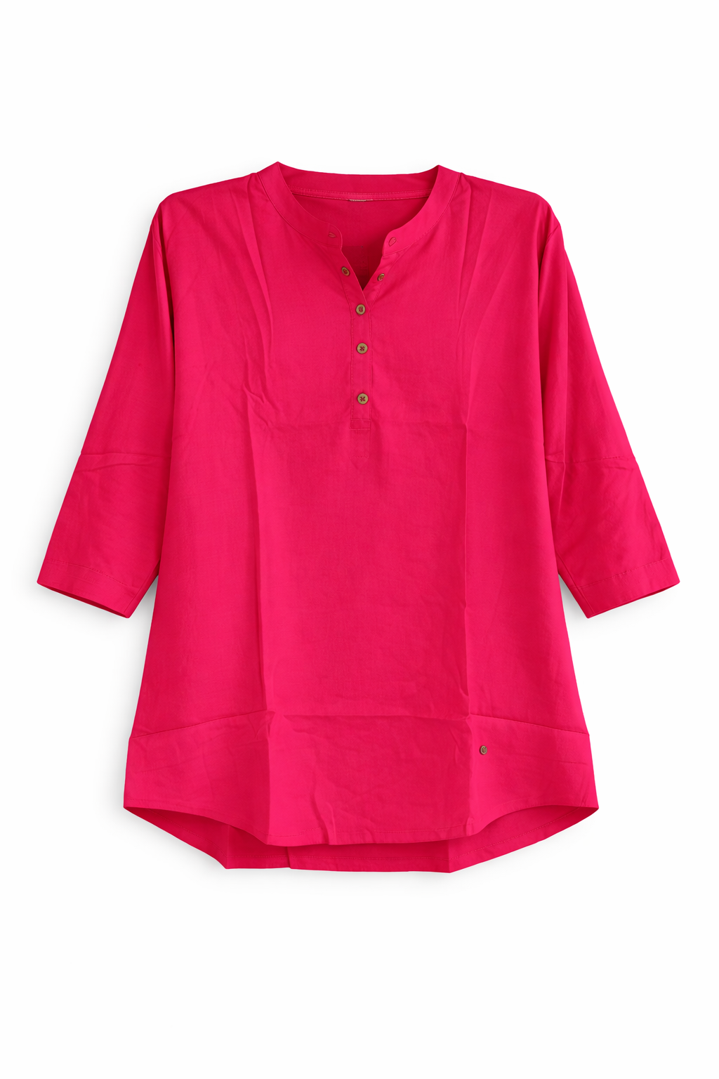 Solid Pink Straight Top