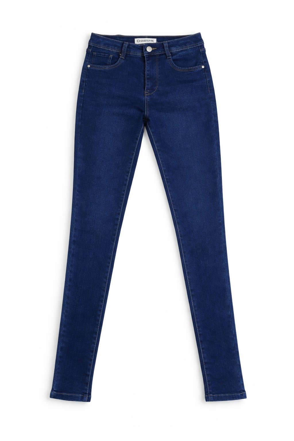 Dark Blue High Waist Slim Fit Stretchable Denim Jeans