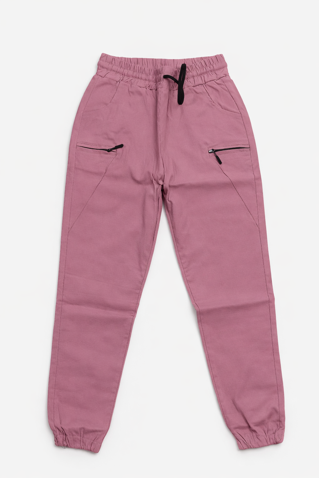 Stylish Pink Cargo Jogger Pants