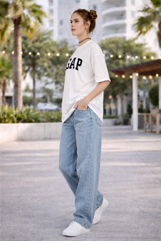 Women’s White Oversized T-Shirt