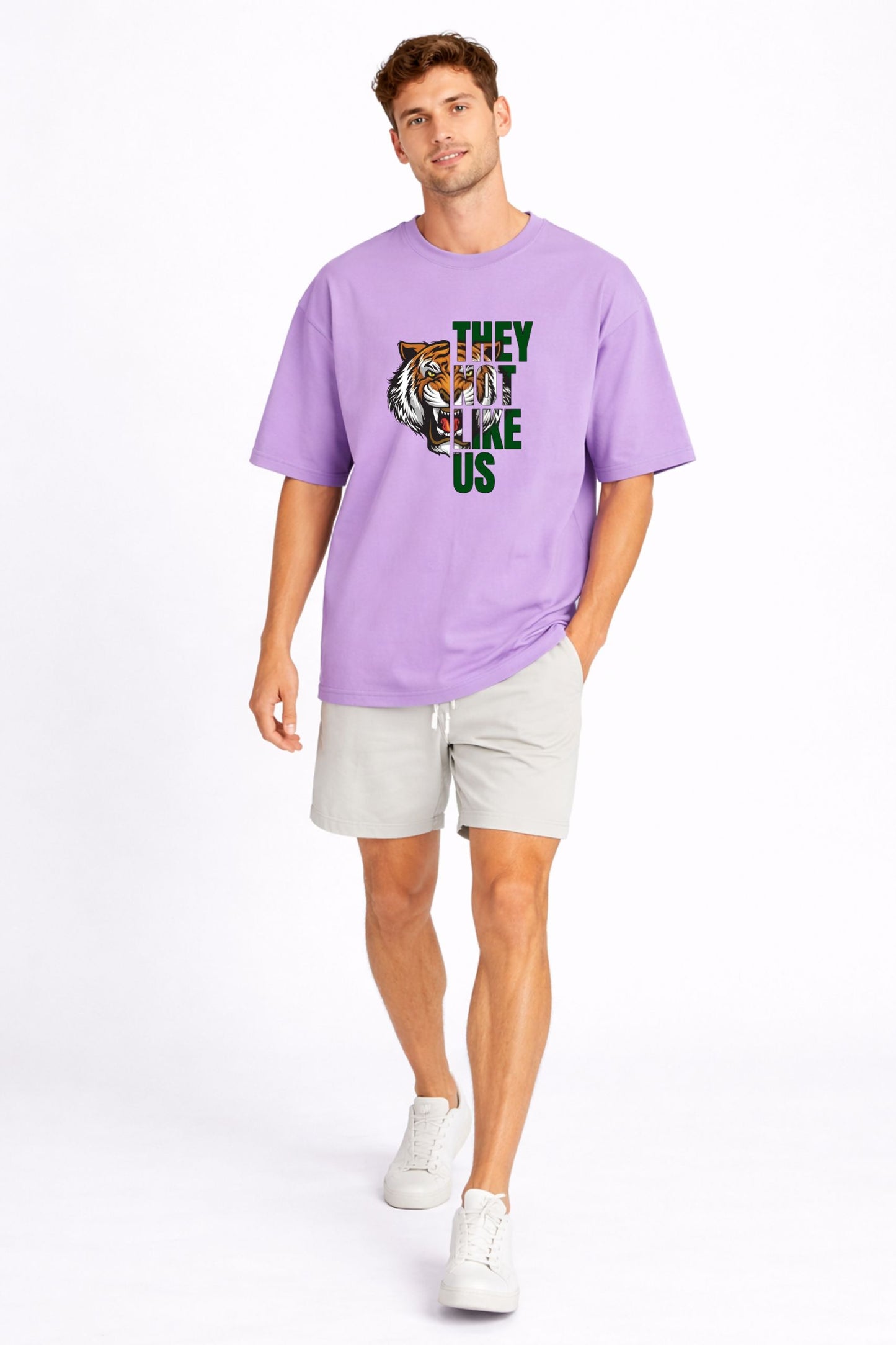 Tiger Print Casual Tee