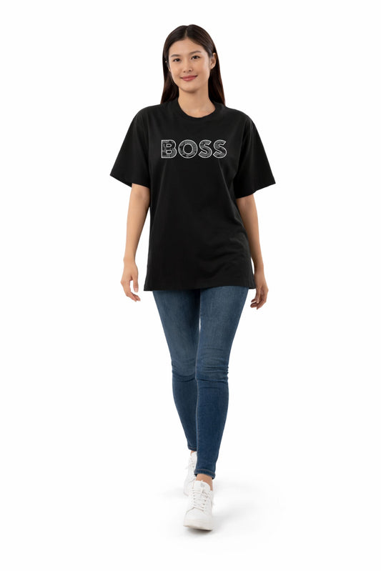 Black Oversized Cotton T-Shirt