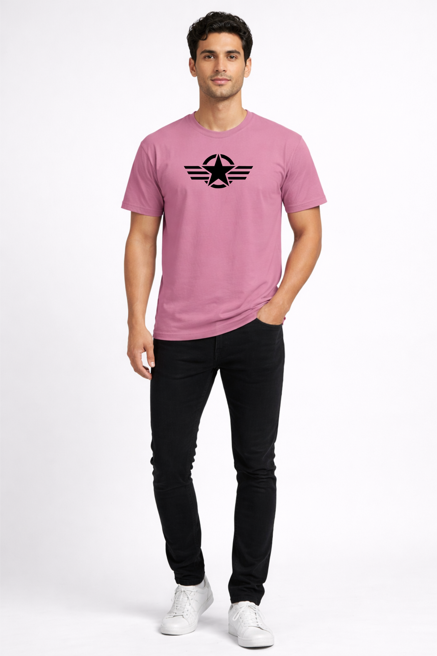 Stylish Casual Round Neck Cotton T-Shirt
