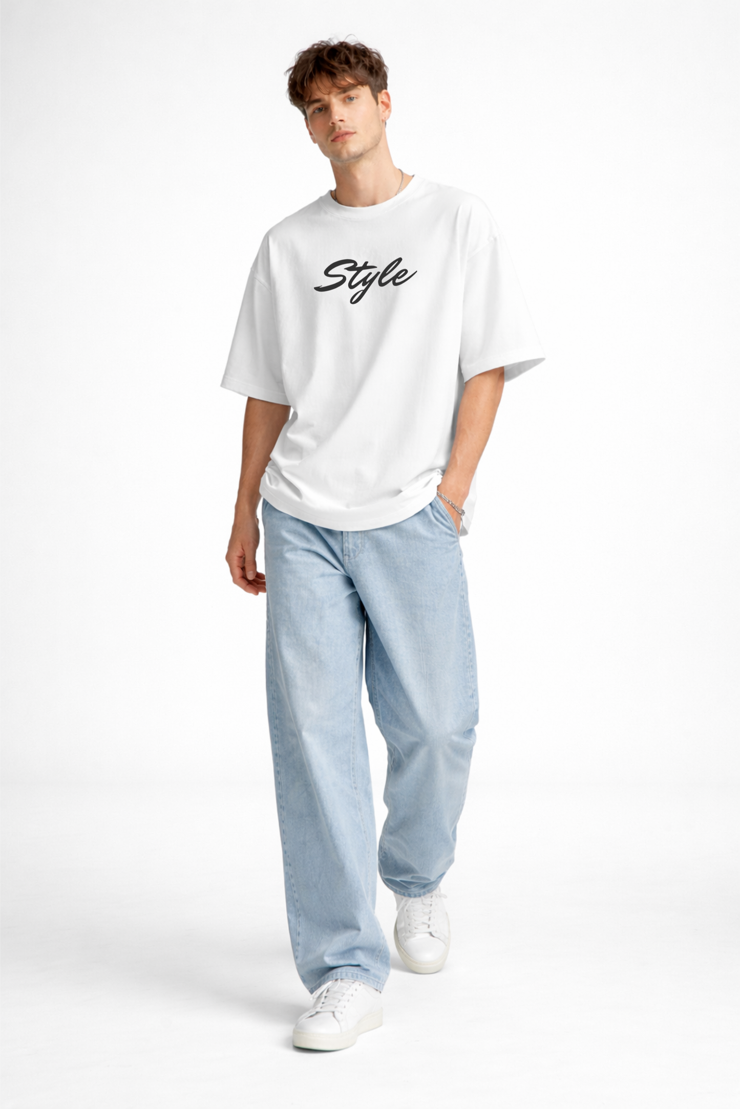 White Oversized T-Shirt – Style Edition