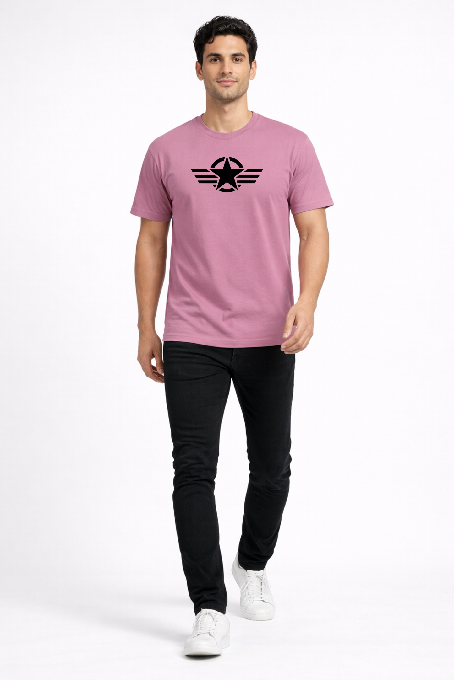 Stylish Casual Round Neck Cotton T-Shirt