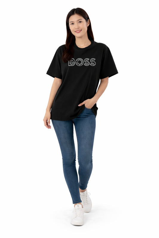 Black Oversized Cotton T-Shirt