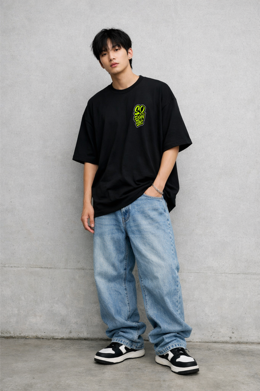 So We’re Doin This – Black Oversized Graphic T-Shirt