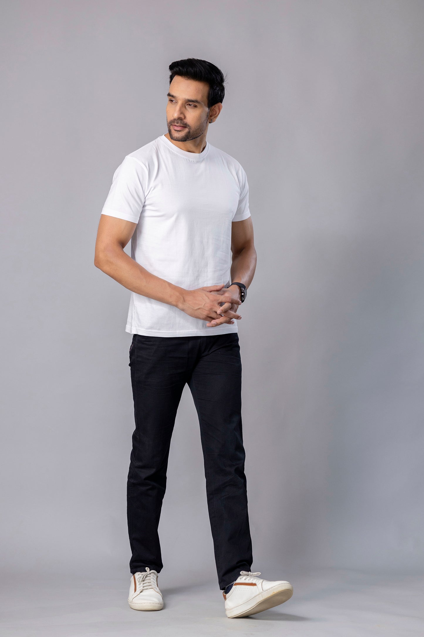 Sky Watcher White Slim Fit T-Shirt