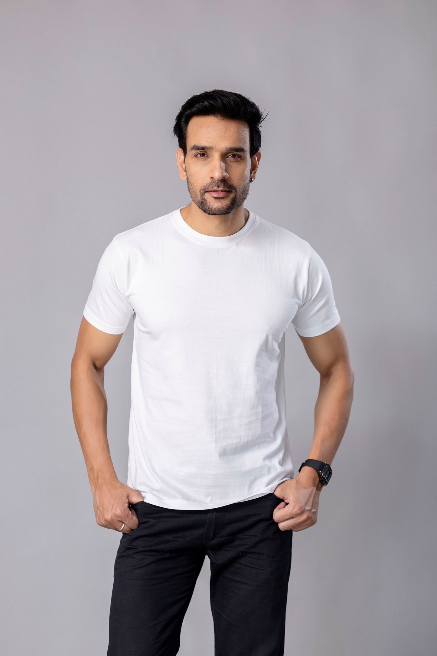 Sky Watcher White Slim Fit T-Shirt