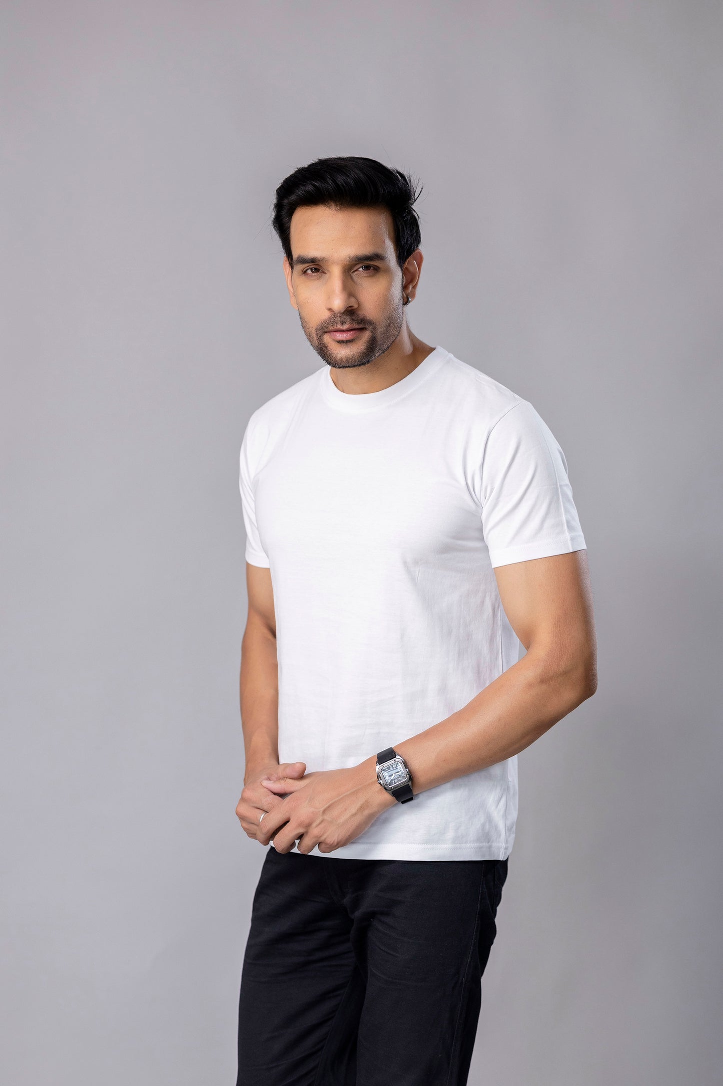 Sky Watcher White Slim Fit T-Shirt