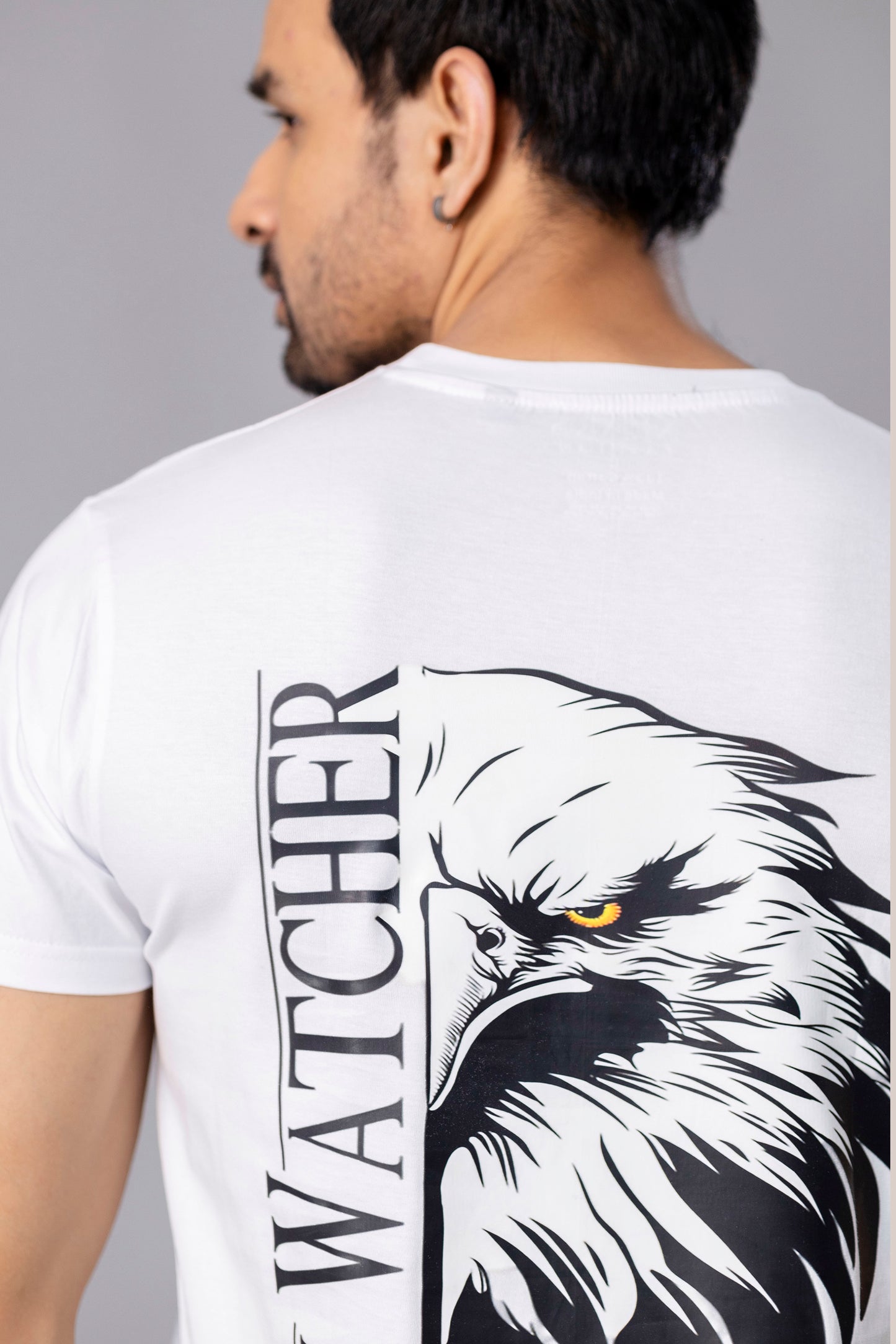 Sky Watcher White Slim Fit T-Shirt