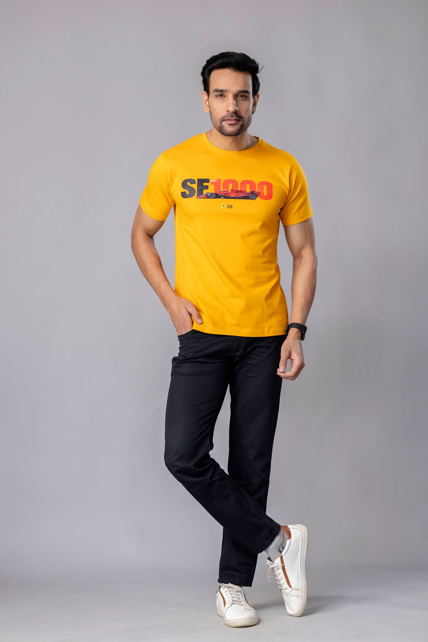 Mustard Yellow Slim Fit T-Shirt