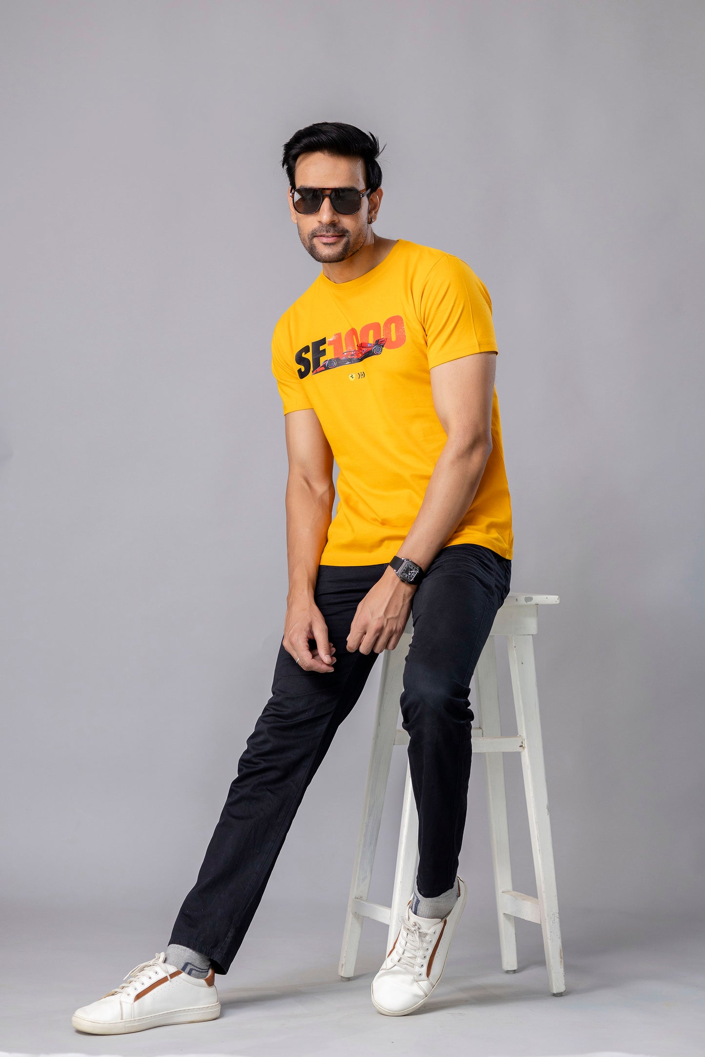 Mustard Yellow Slim Fit T-Shirt