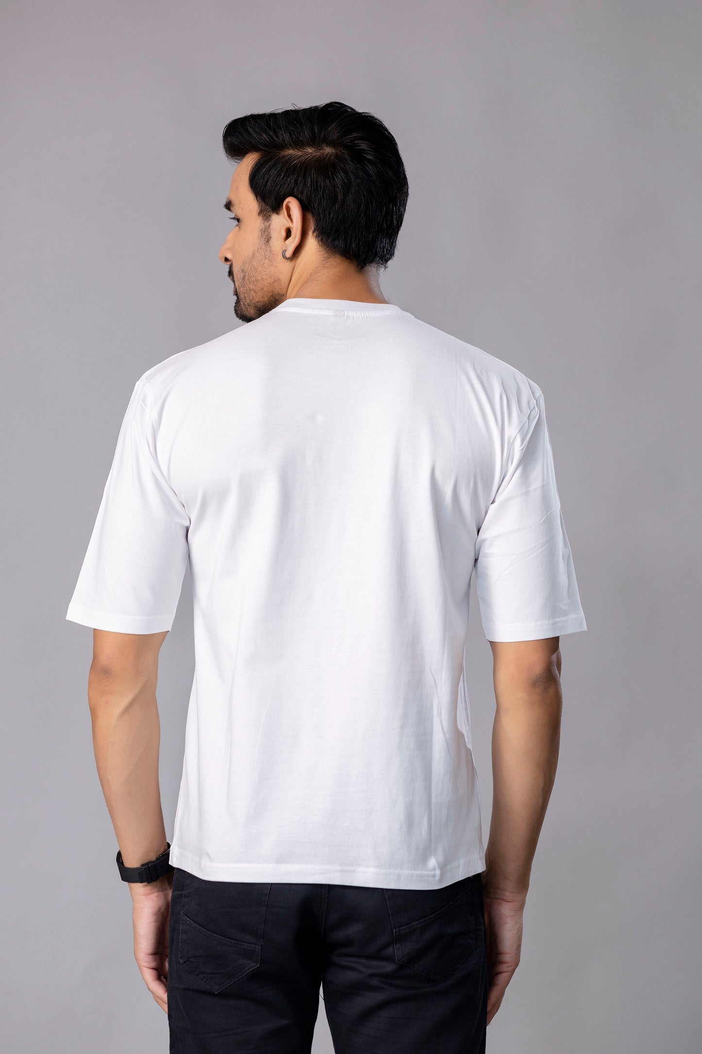 Wild Bunch White Graphic Printed T Shirt