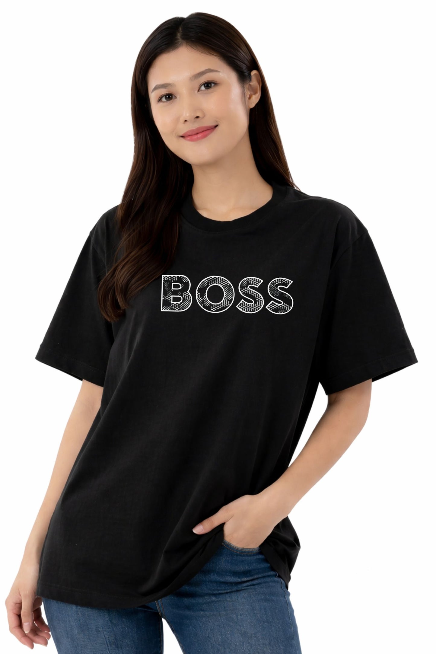 Black Oversized Cotton T-Shirt