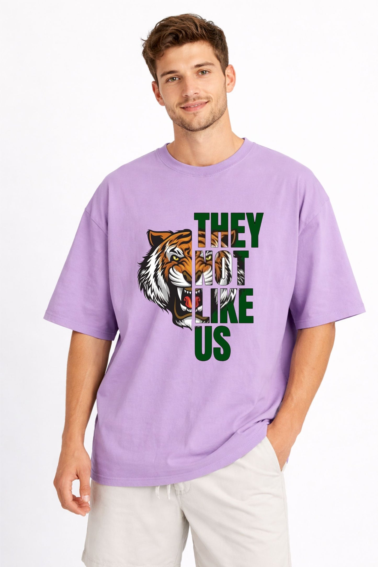 Tiger Print Casual Tee