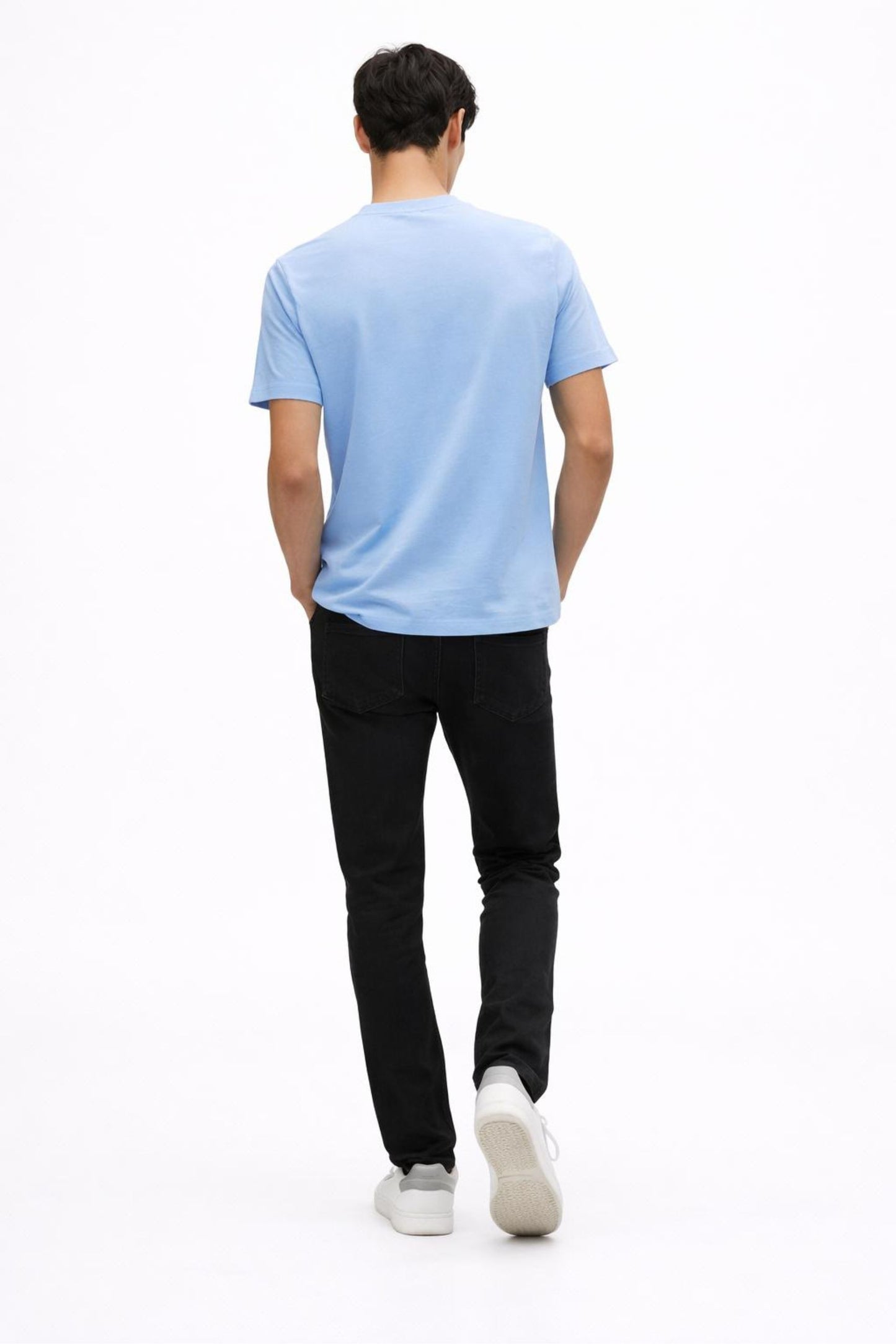 Men’s Sky Blue Cotton T-Shirt