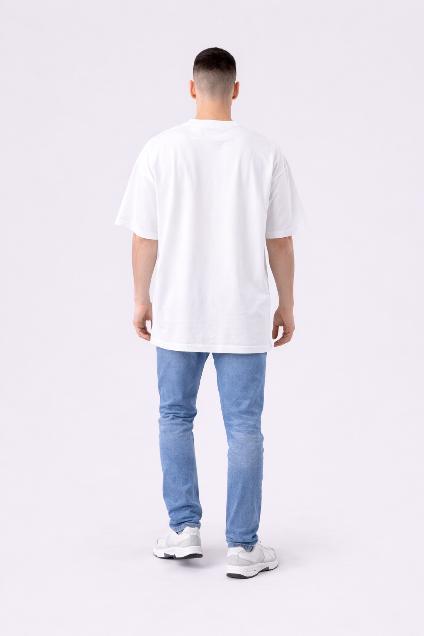 NEAKS White Oversized Logo T-Shirt