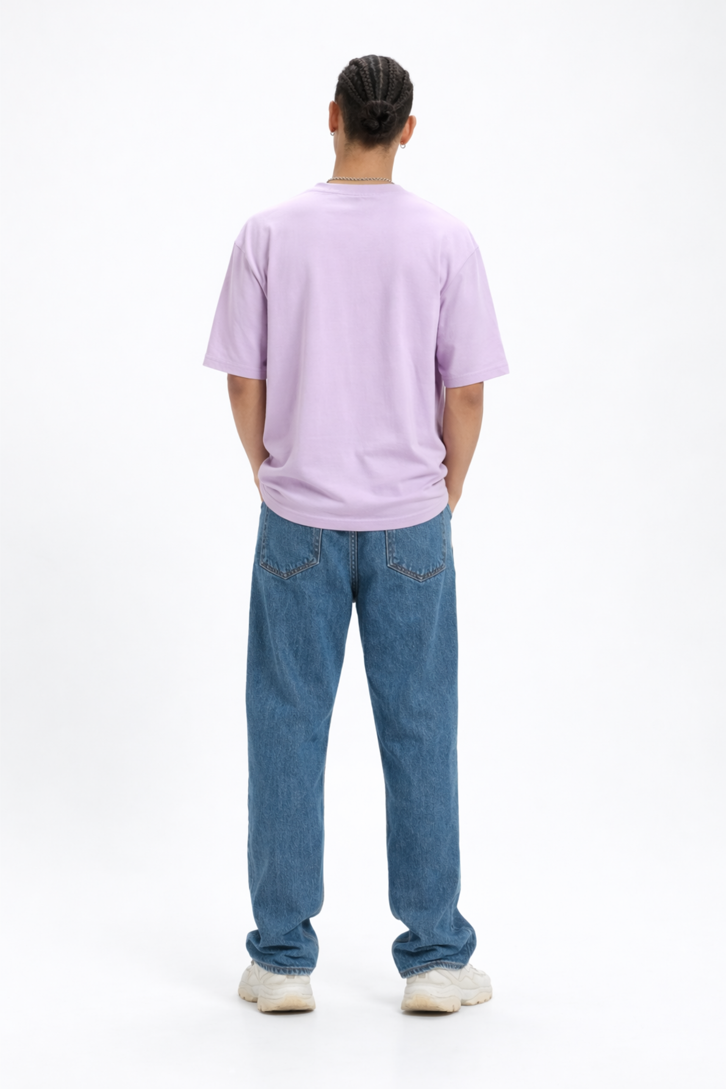 Neaks Fashion – BE STRONG Oversized Lavender T-Shirt