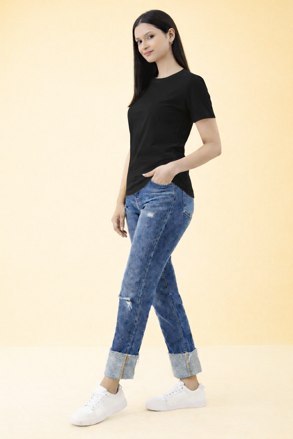 Classic Black Cotton T-Shirt