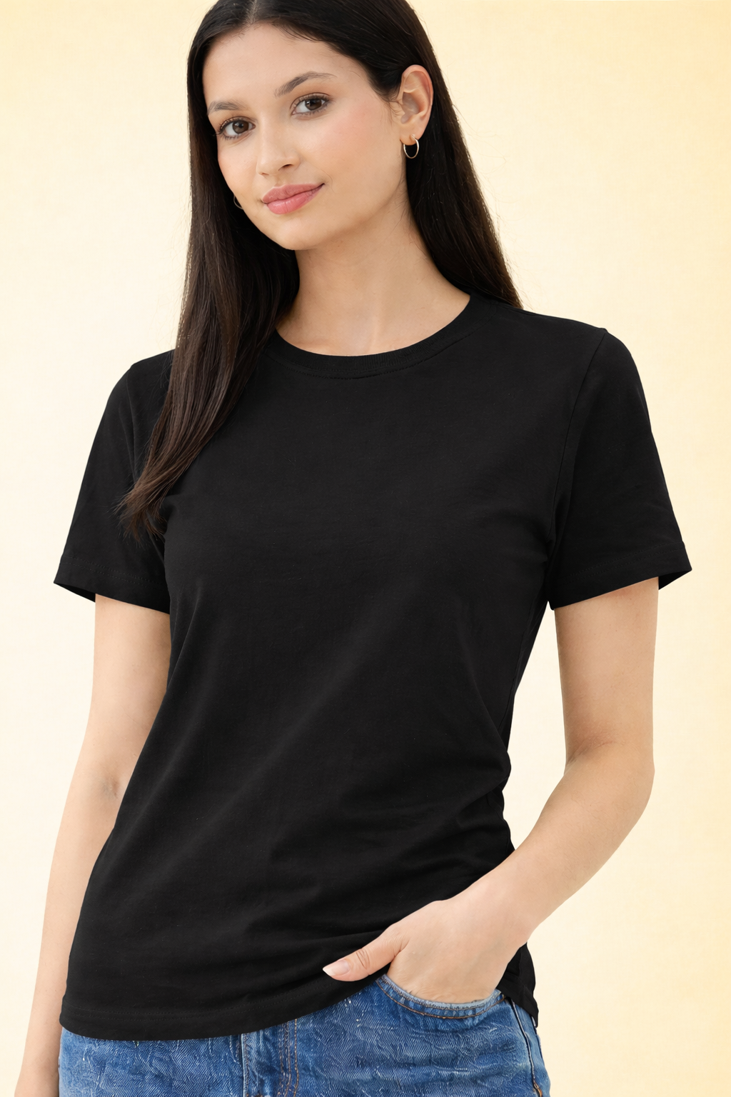 Classic Black Cotton T-Shirt