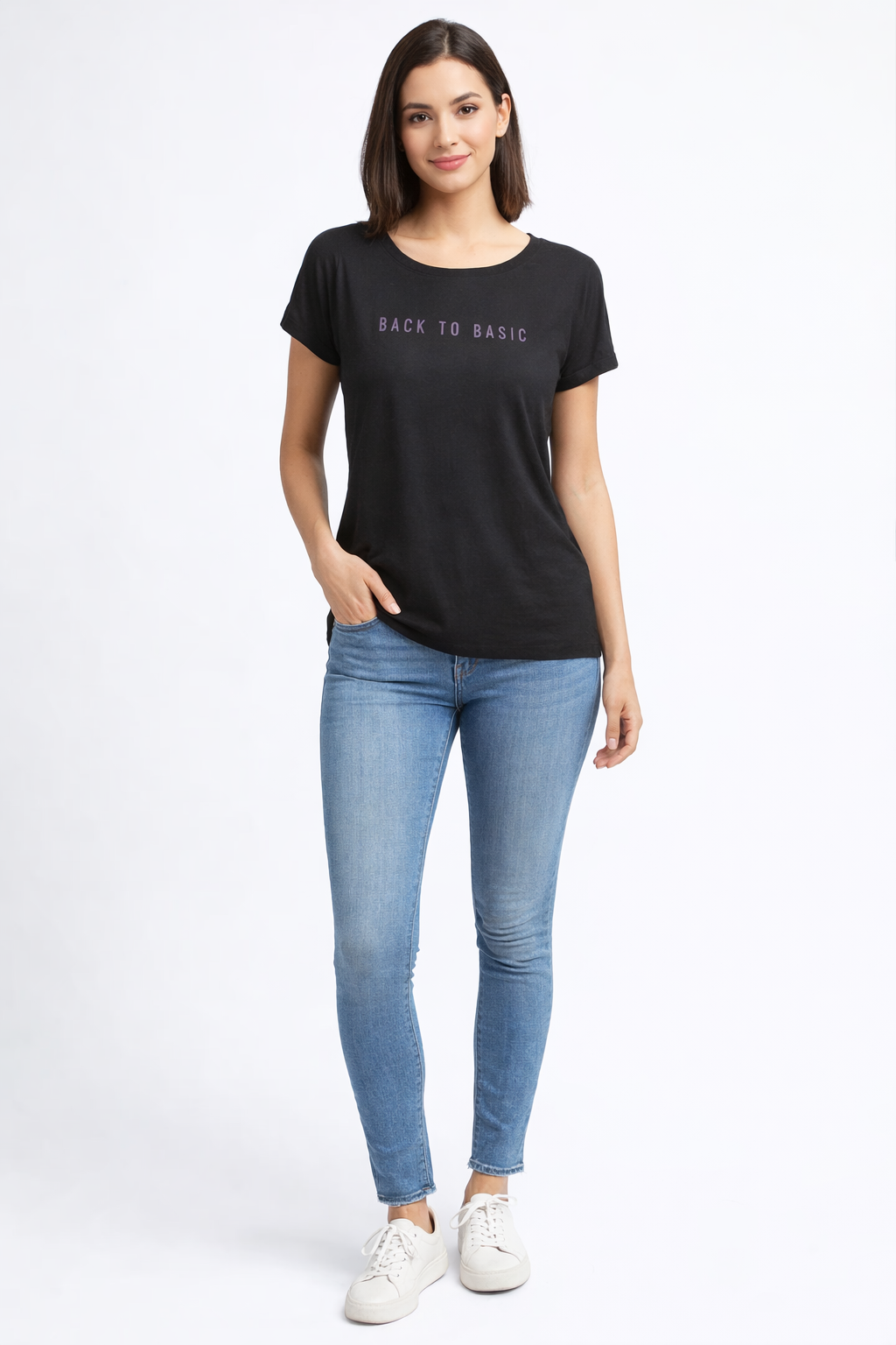 “Back to Basic” Printed Casual T-Shirt