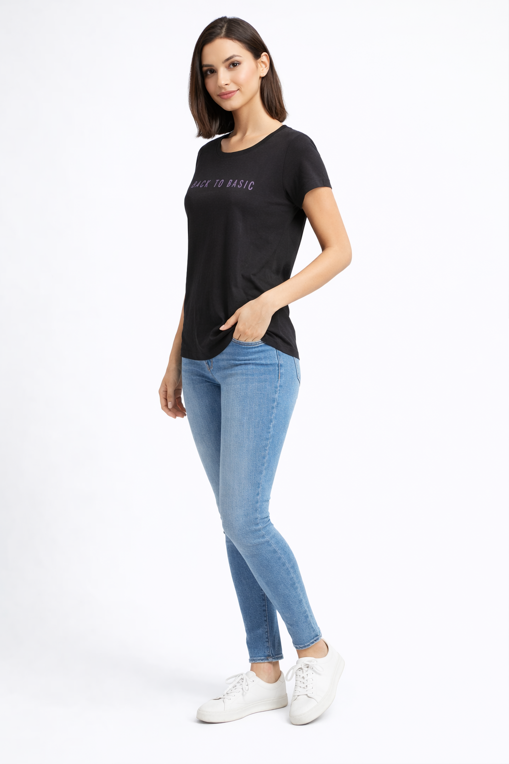 “Back to Basic” Printed Casual T-Shirt
