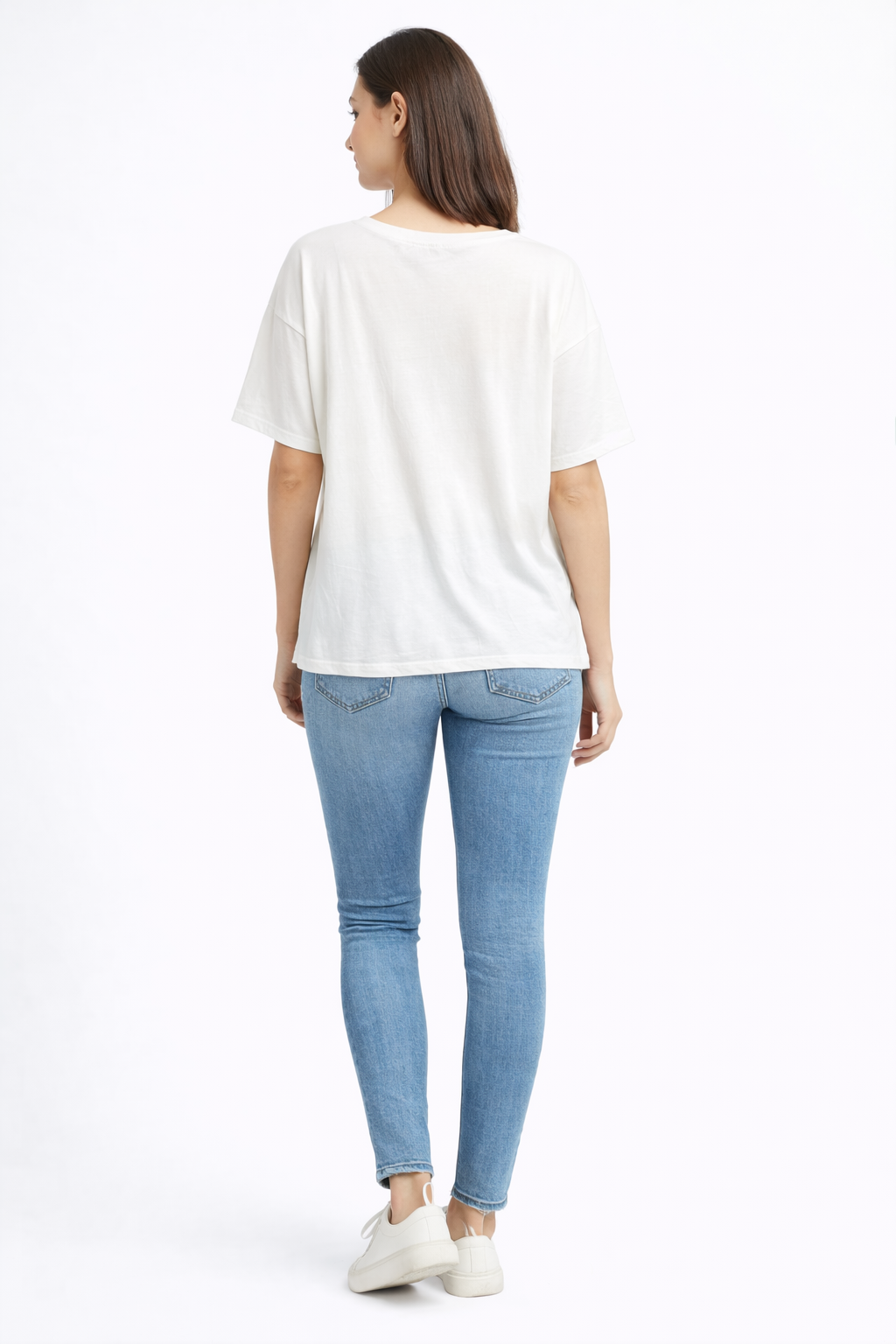 Stylish Graphic Print White T-shirt
