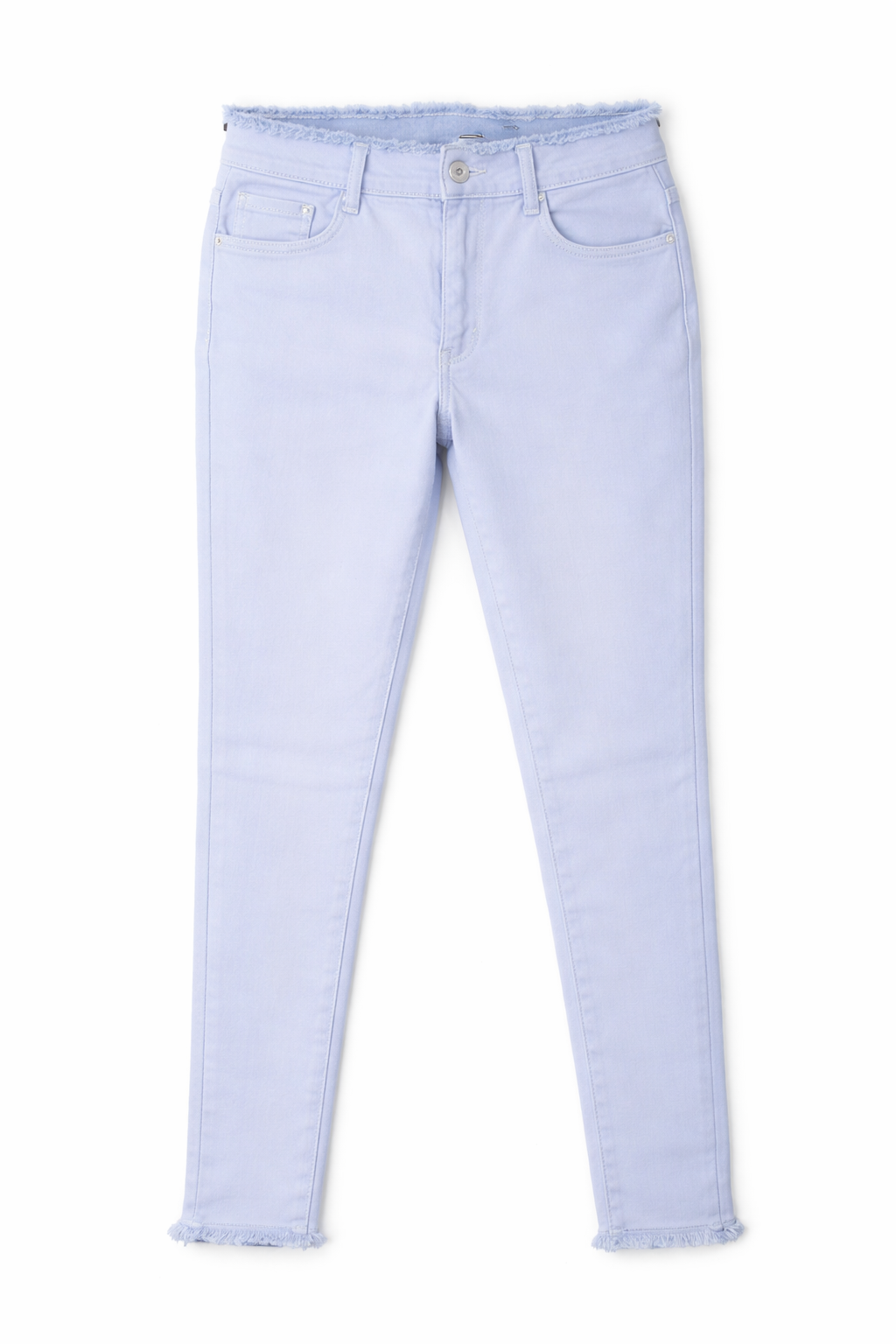 Light Blue High Waist Stretchable Slim Fit Denim Jeans