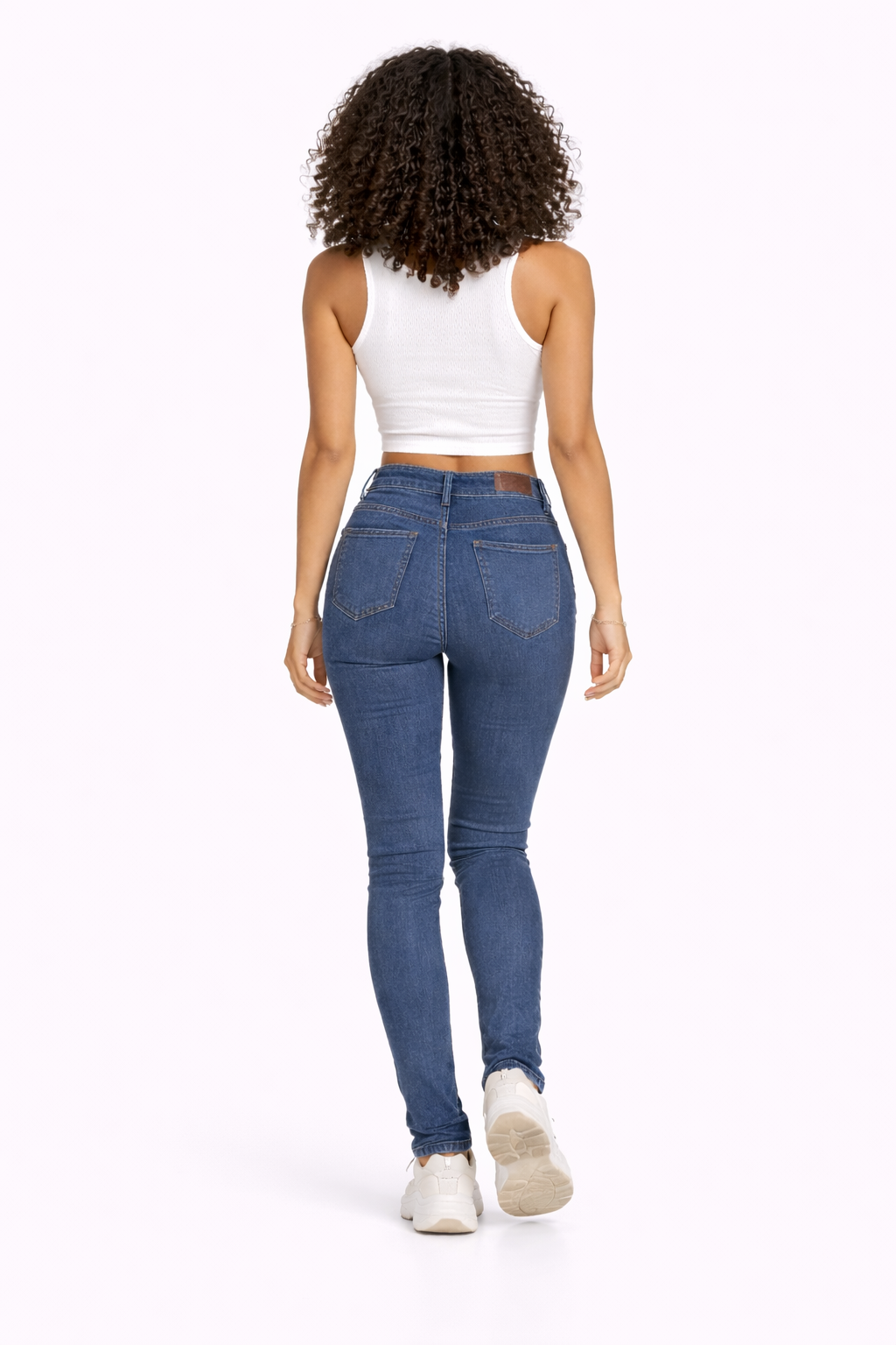 Grey High Waist Skinny Fit Stretchable Denim Jeans