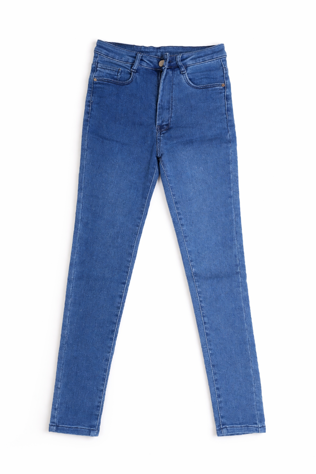 Light Blue High Waist Skinny Fit Stretchable Denim Jeans