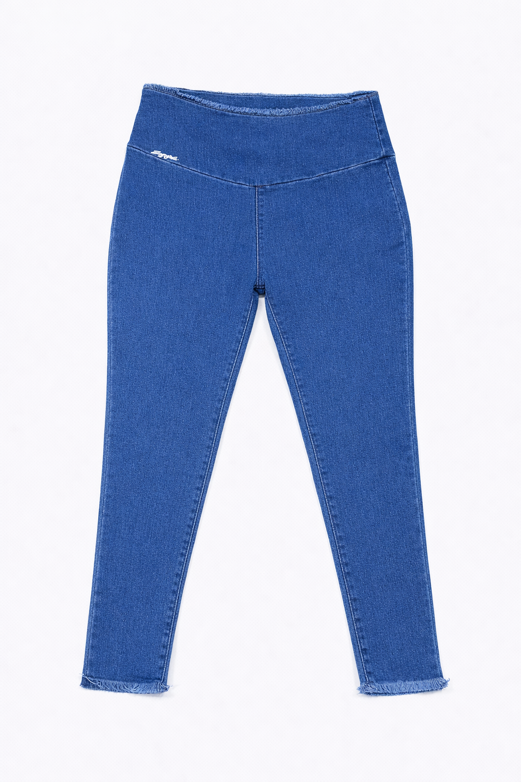 High Waist Stretch Denim Jeggings – Light Blue