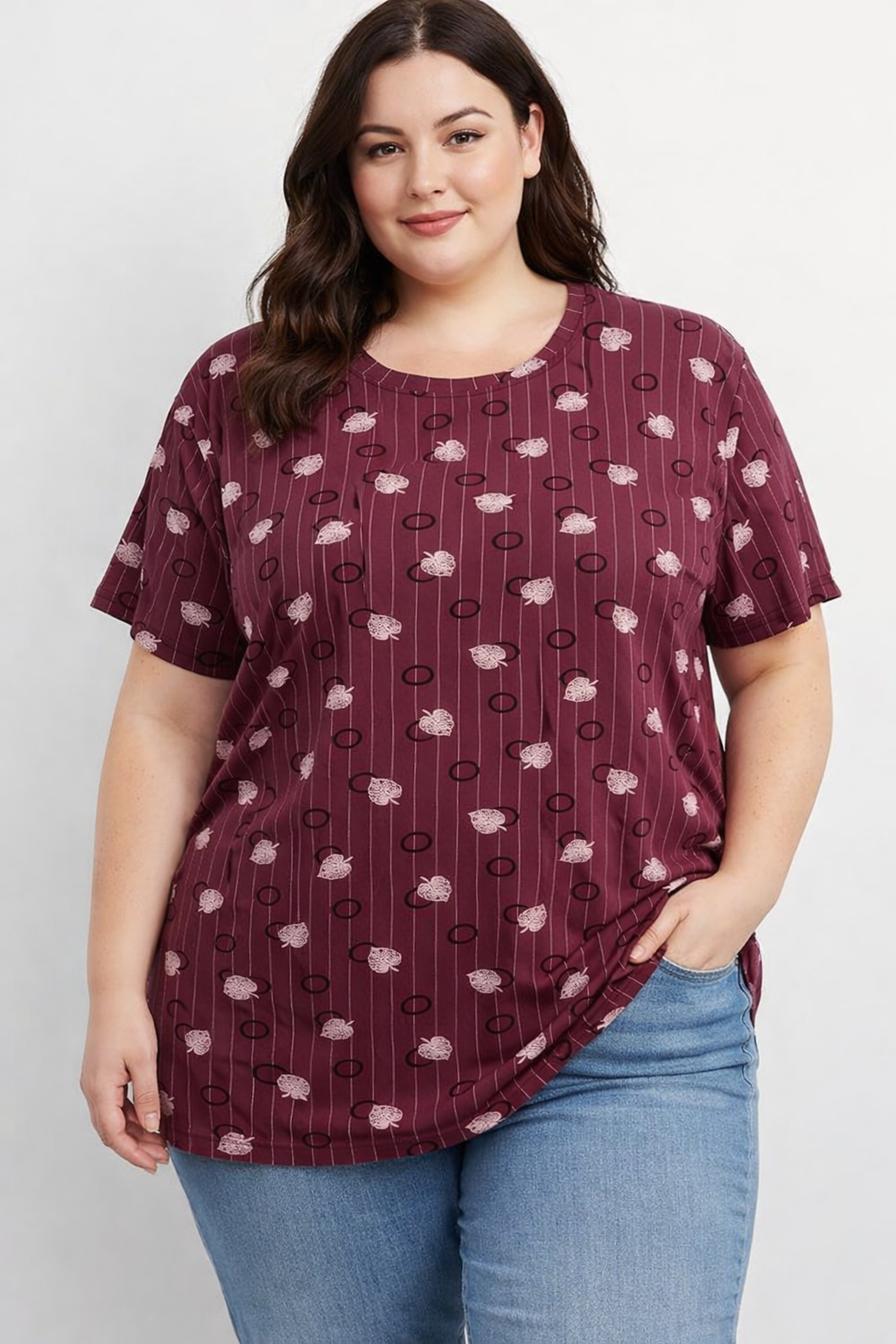 Cotton Printed T-Shirt – Relaxed Comfort Fit