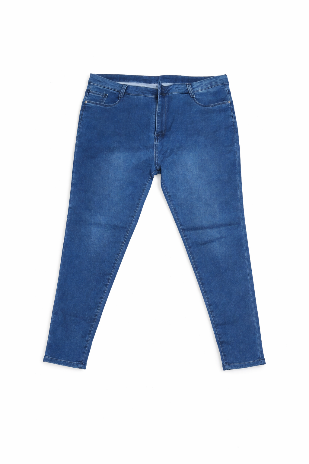 Dark Blue High-Waist Skinny Fit Jeans