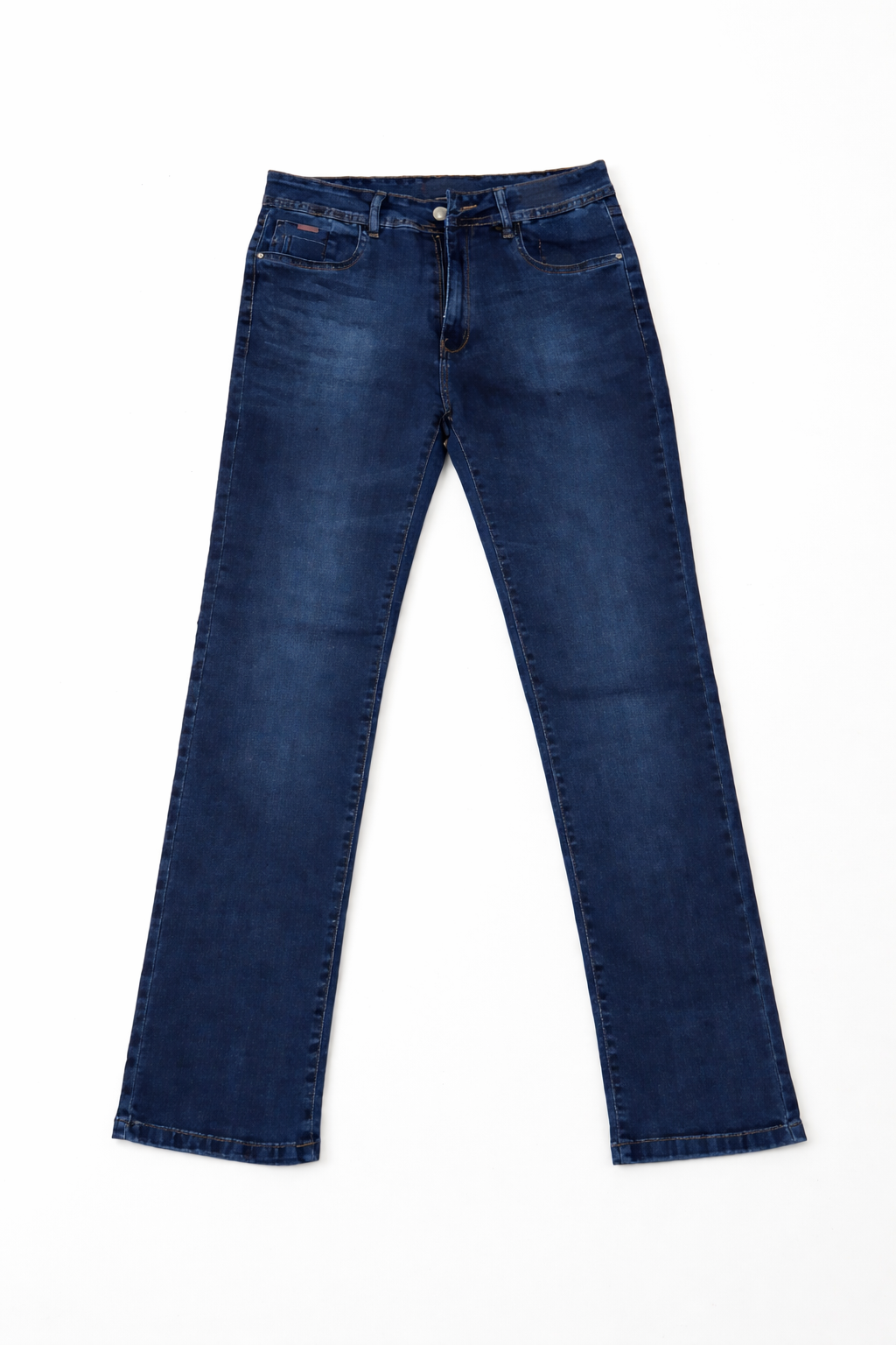 Women’s High Waist Straight Fit Blue Denim Jeans