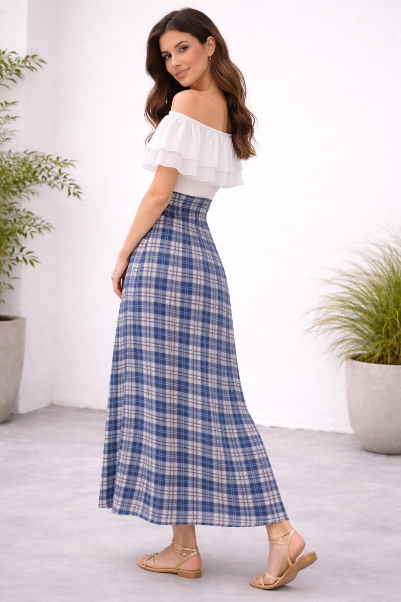 Women Elegant Off-Shoulder One piece dress